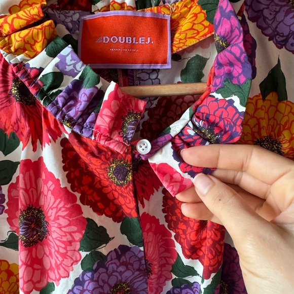 La DoubleJ Short and Sassy Floral Cotton Dress - Picture 5 of 6